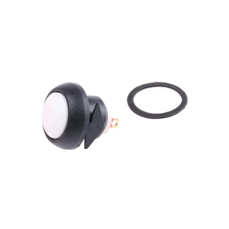 APEM IB Series Miniature Push Button Switch Momentary Panel Mount SPST White Actuator IP67 IBR3SAD7/100