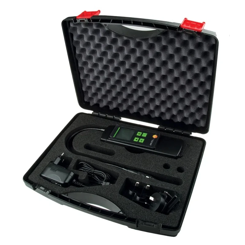 Testo Handheld Refrigerant Leak Detector with Audible Alarm, Rechargeable NiMH Battery, 190x57x42mm 0563 3164