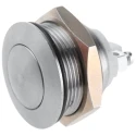 APEM AV Series Silver Dome Momentary Push Button Switch Panel Mount 22.2 mm Cutout SPST IP65 48V DC AV021003C940K
