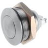 APEM AV Series Silver Dome Momentary Push Button Switch Panel Mount 22.2 mm Cutout SPST IP65 48V DC AV021003C940K