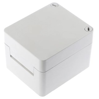 RS PRO Glass Reinforced Plastic Wall Box IP66, 100 mm x 120 mm x 140 mm IP66