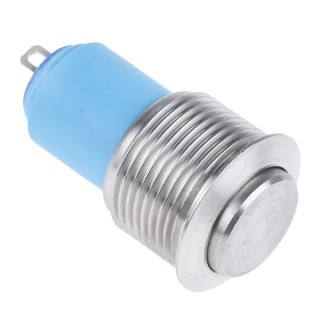APEM AV Series Push Button Switch, Latching, SPST, 16.2 mm Cutout, IP65, 24 V DC AV0611A240K