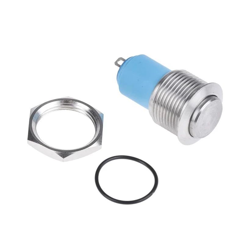 APEM AV Series Push Button Switch, Latching, SPST, 16.2 mm Cutout, IP65, 24 V DC AV0611A240K