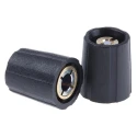 Sifam Black Nylon Potentiometer Knob 11.5 mm Diameter 14 mm Height for 4 mm Circular Shaft S110004-BLK