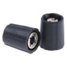 Sifam Black Nylon Potentiometer Knob 11.5 mm Diameter 14 mm Height for 4 mm Circular Shaft S110004-BLK