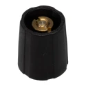 Sifam 11.5 mm Knob Diameter Black Nylon Potentiometer Knob for 3.2 mm Shaft Circular S110125-BLK