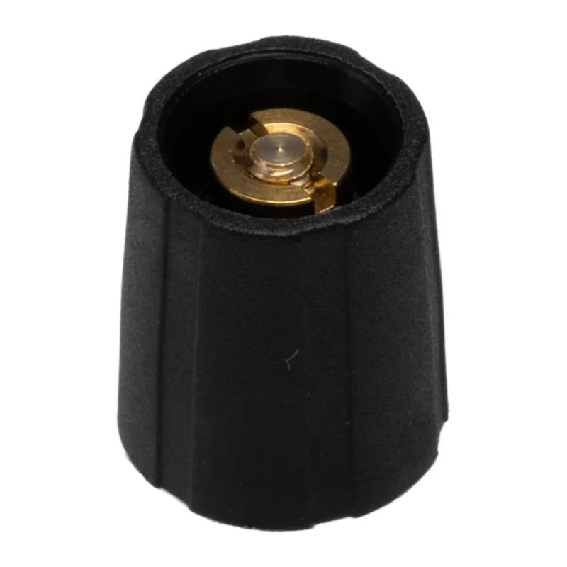 Sifam 11.5 mm Knob Diameter Black Nylon Potentiometer Knob for 3.2 mm Shaft Circular S110125-BLK