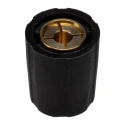 Sifam 11.5 mm Knob Diameter Black Nylon Potentiometer Knob for 3.2 mm Shaft Circular S110125-BLK