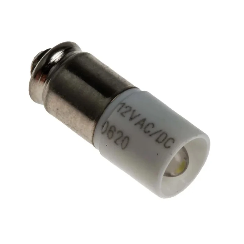 RS PRO White Indicator Lamp Single Chip 12 V AC/DC Midget Groove Base 6 mm Diameter 225-997