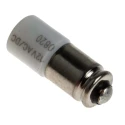 RS PRO White Indicator Lamp Single Chip 12 V AC/DC Midget Groove Base 6 mm Diameter 225-997