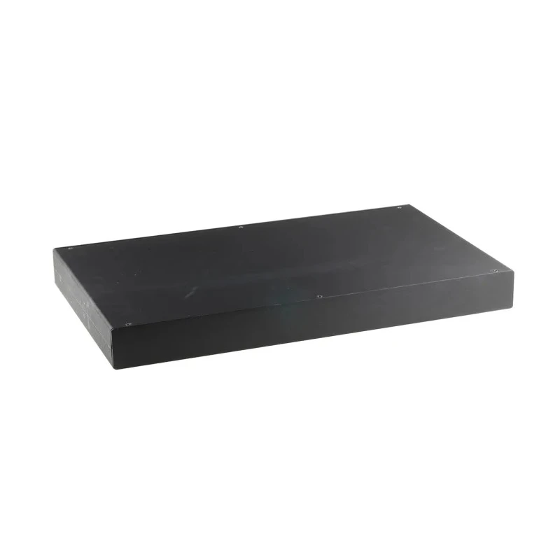 RS PRO Black Anodised Aluminium Instrument Case 442 mm Length x 254 mm Width x 45 mm Height 226-117