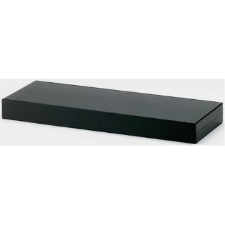 RS PRO Black Anodised Aluminium Instrument Case 442 mm x 153 mm x 88 mm 226-123