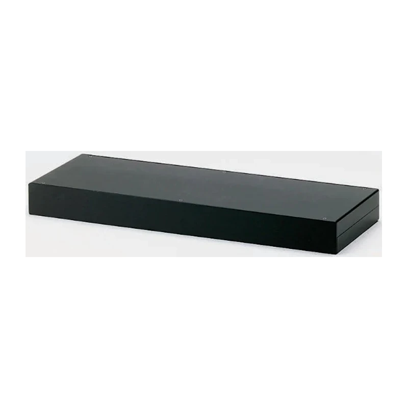 RS PRO Black Anodised Aluminium Instrument Case 442 mm x 153 mm x 88 mm 226-123