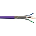 Multimedia Connect MMC Cat7 Ethernet Cable 250m Shielded Screened Purple Low Smoke Zero Halogen Cat7
