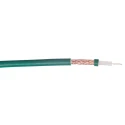 Adaltra KX 6 A Series 100 m KX6 Coaxial Cable 75 Ω, Green, Unterminated KX61