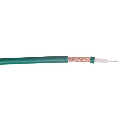 Adaltra KX 6 A Series 100 m KX6 Coaxial Cable 75 Ω, Green, Unterminated KX61