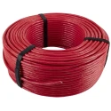 Multimedia Connect Shielded Screened Cat6 Ethernet Cable, 100 m Length, Red PVC Jacket, 7x26 AWG Stranded Copper Conductor 