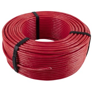 Multimedia Connect Shielded Screened Cat6 Ethernet Cable, 100 m Length, Red PVC Jacket, 7x26 AWG Stranded Copper Conductor 