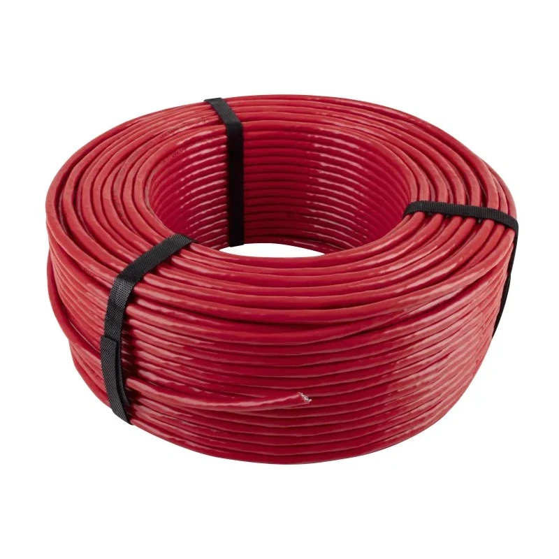 Multimedia Connect Shielded Screened Cat6 Ethernet Cable, 100 m Length, Red PVC Jacket, 7x26 AWG Stranded Copper Conductor 