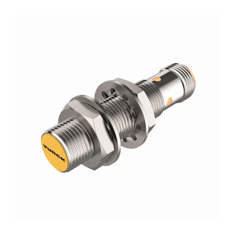 Turck Threaded Barrel Inductive Proximity Sensor M12 x 1 Flush Mount PNP 30 V DC 200 mA BI4U-M12-AP6X-H1141