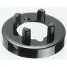 Sifam Nut Cover 11.5 mm Knob Diameter Black Nylon for 6 mm Axial Shaft N110-BLK
