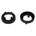 Sifam 15.5 mm Knob Diameter Black Nylon Nut Cover for 6 mm Axial Shaft N150-BLK