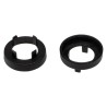 Sifam 15.5 mm Knob Diameter Black Nylon Nut Cover for 6 mm Axial Shaft N150-BLK