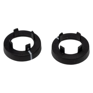Sifam 15.5 mm Knob Diameter Black Nut Cover Axial N151-BLK