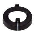 Sifam 15.5 mm Knob Diameter Black Nut Cover Axial N151-BLK