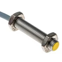 Turck Threaded Barrel Inductive Proximity Sensor M8 x 1, 30 V DC, PNP Output, 2 mm Detection BI2U-EG08-AP6X