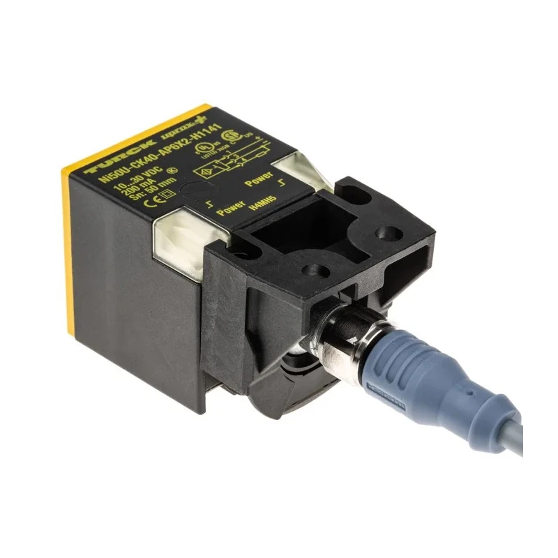 Turck Block Inductive Proximity Sensor, M12 x 1 Thread, 30 V DC, 200mA Switching Current, IP68 NI50U-CK40-AP6X2-H1141