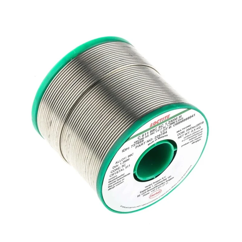Multicore Lead Free Solder Wire 1.2 mm Diameter, 227 °C Melting Point, Activated Rosin Flux 737689