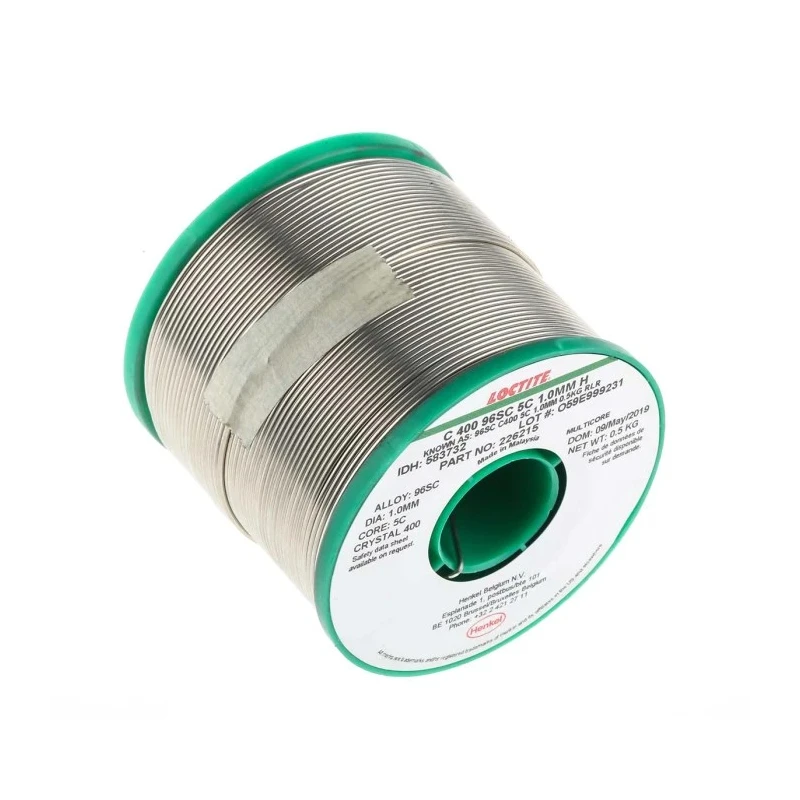 Multicore Lead Free Solder Wire 1 mm Diameter 217 °C Melting Point 500g Malaysia 583732