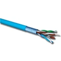 Multimedia Connect Shielded Screened Cat6 Ethernet Cable Low Smoke Zero Halogen, 100 m, Blue 