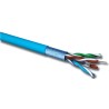 Multimedia Connect Shielded Screened Cat6 Ethernet Cable Low Smoke Zero Halogen, 100 m, Blue