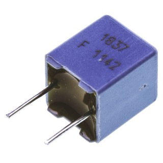 Vishay MKP 1837 Film Capacitor, ±1 % Tolerance, 68 nF Capacitance, 100 V DC & 100 V AC Rated Voltage, Through MKP1837368011