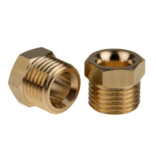 Norgren Brass Tubing Nut for KQ2 Fittings 22 Series 1/4 Inch Tube Size 220010400