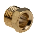 Norgren Brass Tubing Nut for KQ2 Fittings 22 Series 1/4 Inch Tube Size 220010400