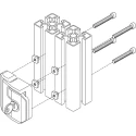 Bosch Rexroth Door Lock Galvanised Steel, Die Cast Zinc 10 mm Slot MGE Series 3842530353