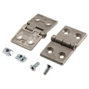 Bosch Rexroth Die Cast Aluminium Door Hinge, Nickel-Plated Finish, Compatible with 45 mm MGE Strut Profile 3842544531