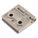 Bosch Rexroth Die Cast Aluminium Door Hinge, Nickel-Plated Finish, Compatible with 45 mm MGE Strut Profile 3842544531