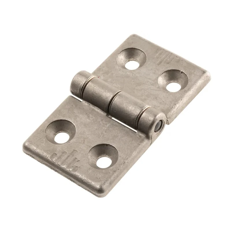 Bosch Rexroth Die Cast Aluminium Door Hinge, Nickel-Plated Finish, Compatible with 45 mm MGE Strut Profile 3842544531