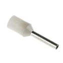 JST GTR Insulated Crimp Bootlace Ferrule 8 mm Pin Length 1.2 mm Pin Diameter White to 18 AWG Wire Size GTR0.75-8
