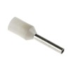 JST GTR Insulated Crimp Bootlace Ferrule 8 mm Pin Length 1.2 mm Pin Diameter White to 18 AWG Wire Size GTR0.75-8