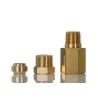 Norgren ENOTS Series Pneumatic Fitting Brass BSP Threaded-to-Tube Connection R 1/8 Male Push In 1/4 in Nickel 221250418