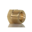 Norgren ENOTS Series Pneumatic Fitting Brass BSP Threaded-to-Tube Connection R 1/8 Male Push In 1/4 in Nickel 221250418