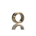 Norgren ENOTS Series Pneumatic Fitting Brass BSP Threaded-to-Tube Connection R 1/8 Male Push In 1/4 in Nickel 221250418