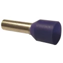 JST GWE Insulated Crimp Bootlace Ferrule Copper Terminal 2.2 mm Pin Diameter 8 mm Pin Length Blue 14 AWG GWE2.5-8