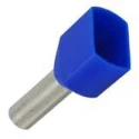 JST TWE Insulated Crimp Bootlace Ferrule, 2.9 mm Pin Diameter, 9 mm Pin Length, Blue, 14 AWG, Polypropylene TWE2.5-10