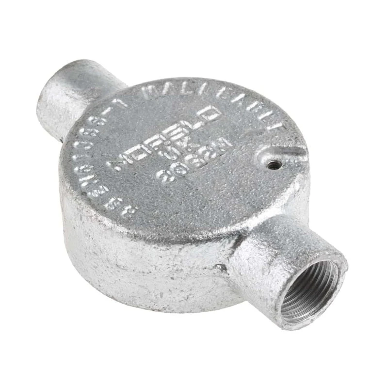 RS PRO Galvanised Steel Conduit Fitting, 20 mm Nominal Size, M4 Thread, Black 228-895